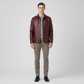 Leather Shirt Jacket