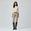 Ribbed Peplum Knit Sweater